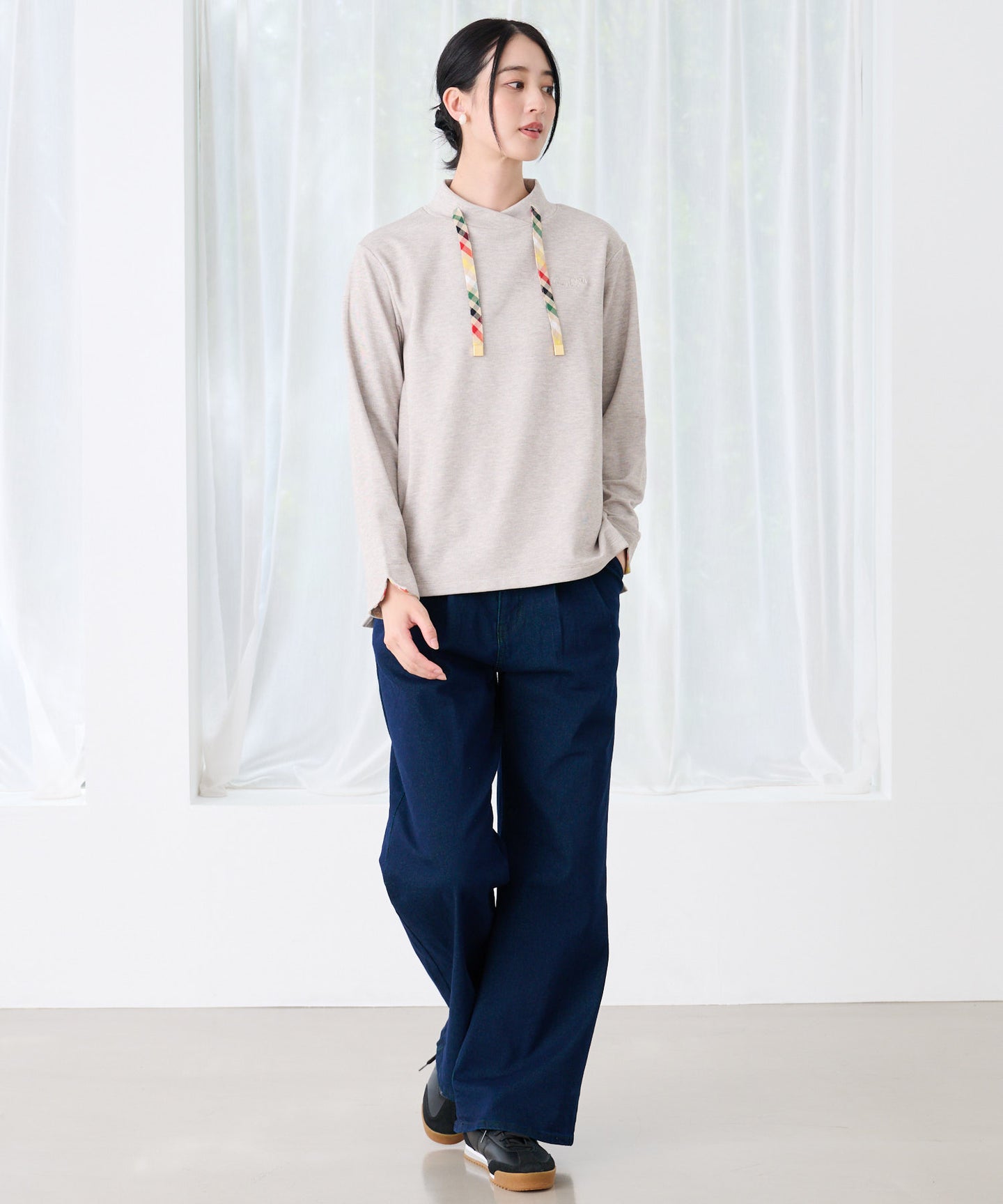 Arnold Palmer マシュマロリブ フードライクプルオーバー